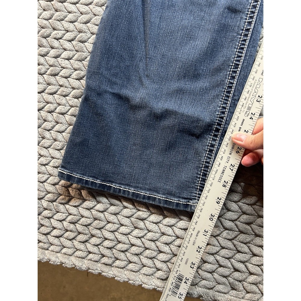 Rhythm In Blues Women's Jeans Size 20 Dark Stretch Denim Bootcut - Picture 15 of 16